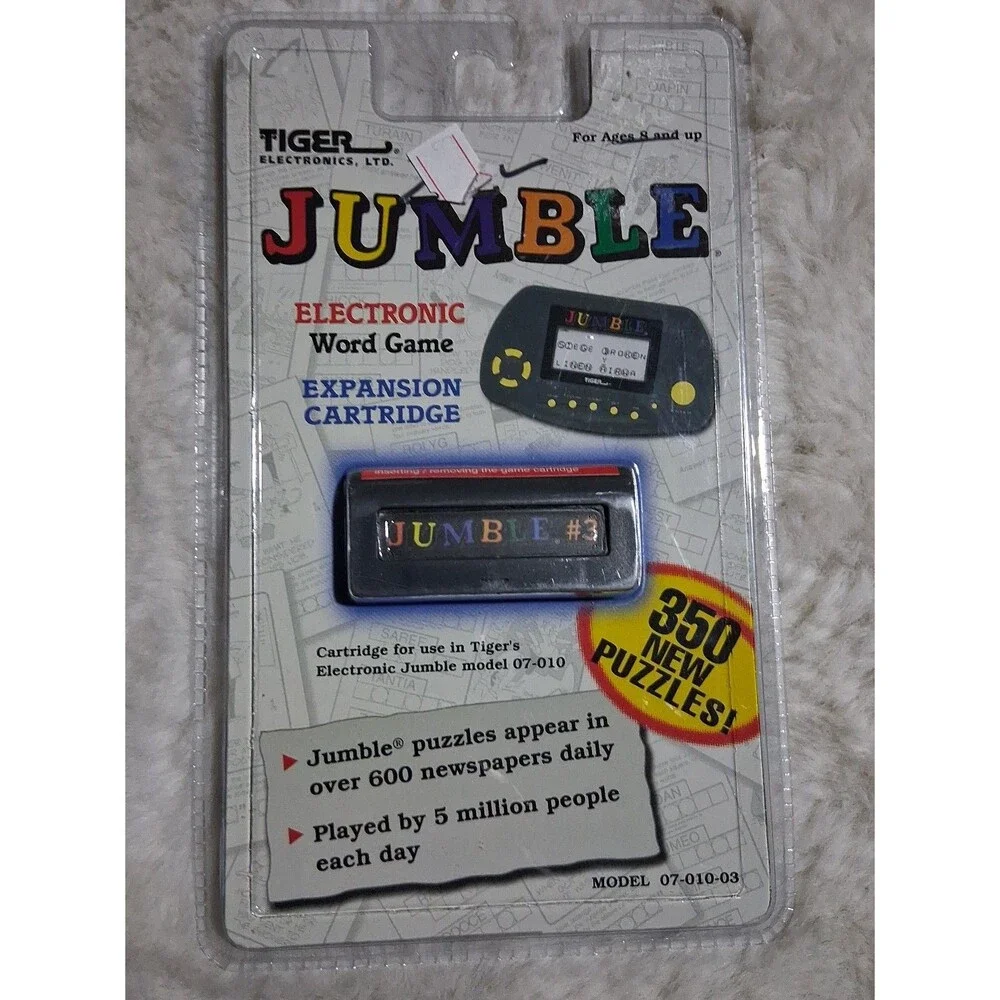 Tiger Electronics Jumble Electronic Word Game Expansion Cartridges